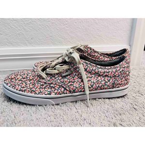 Vans floral printed canvas new size 7